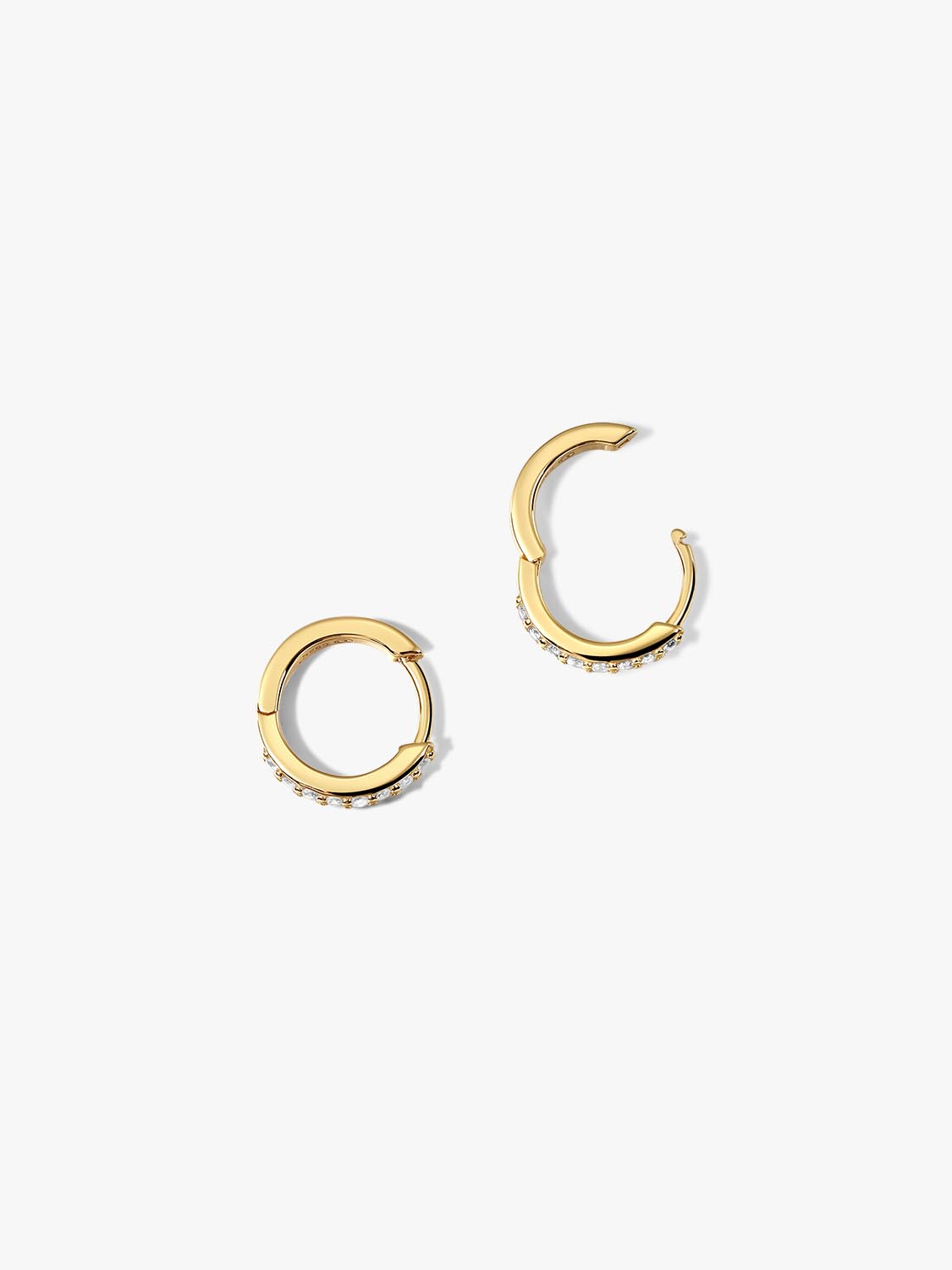 Classic Mini Pave Huggies