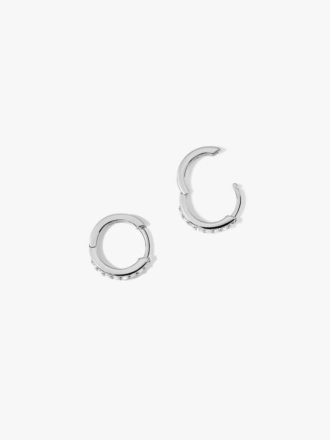 Classic Mini Pave Huggies