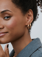 EARRINGS CHUBBY HOOP