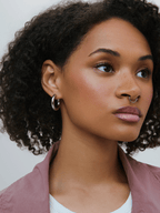 EARRINGS CHUBBY HOOP