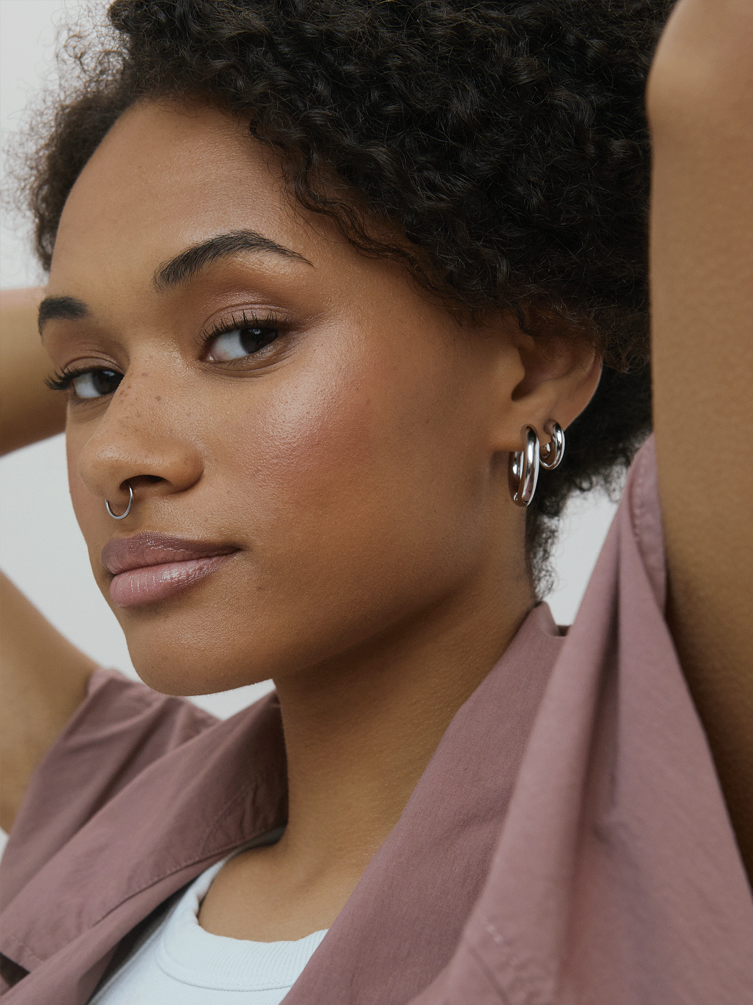 EARRINGS CHUBBY HOOP