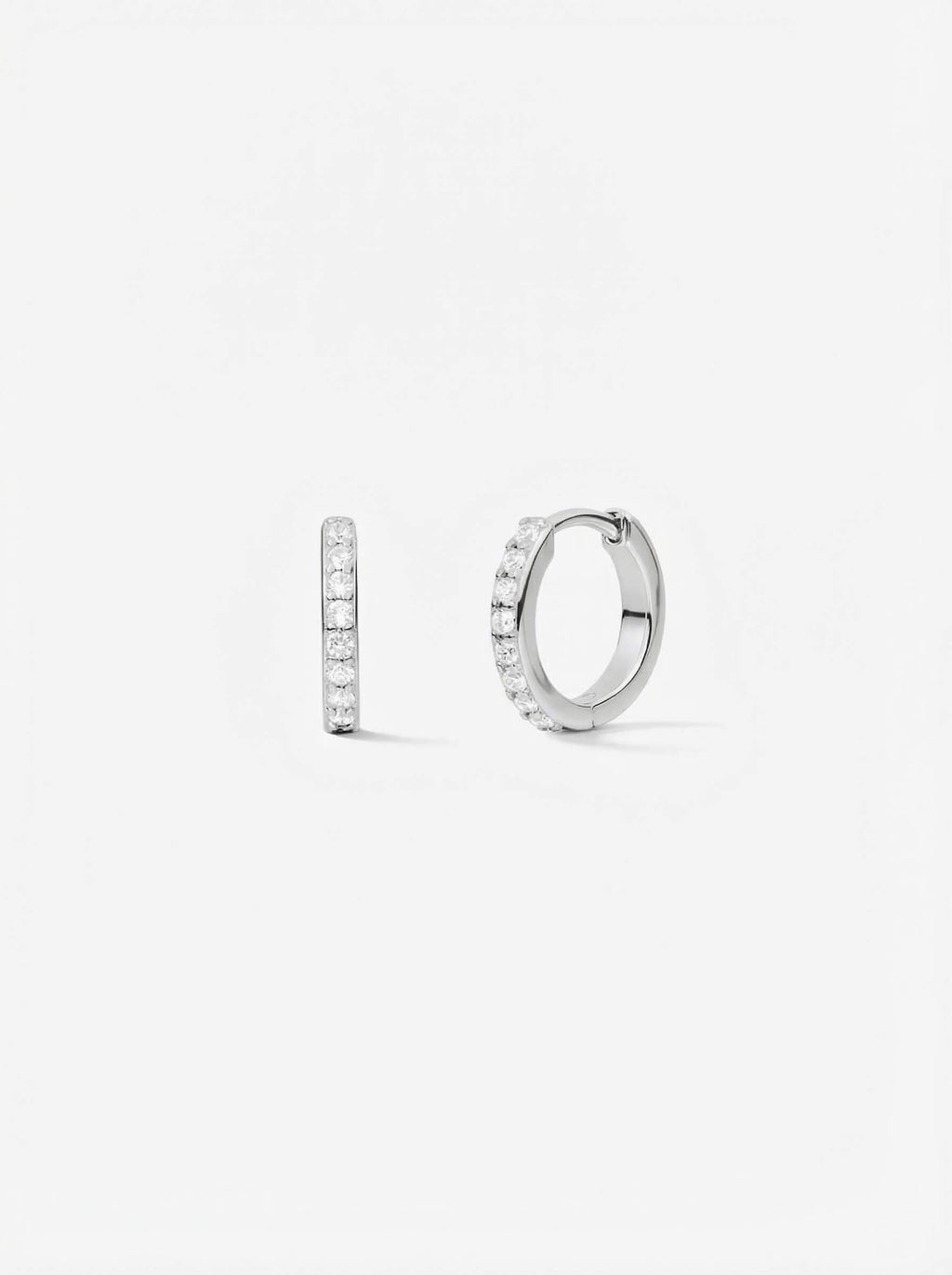 Classic Mini Pave Huggies
