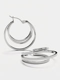 EARRINGS TRIPLE HOOP