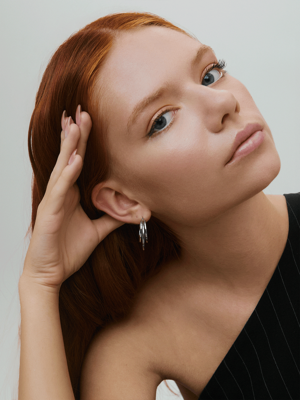 EARRINGS TRIPLE HOOP